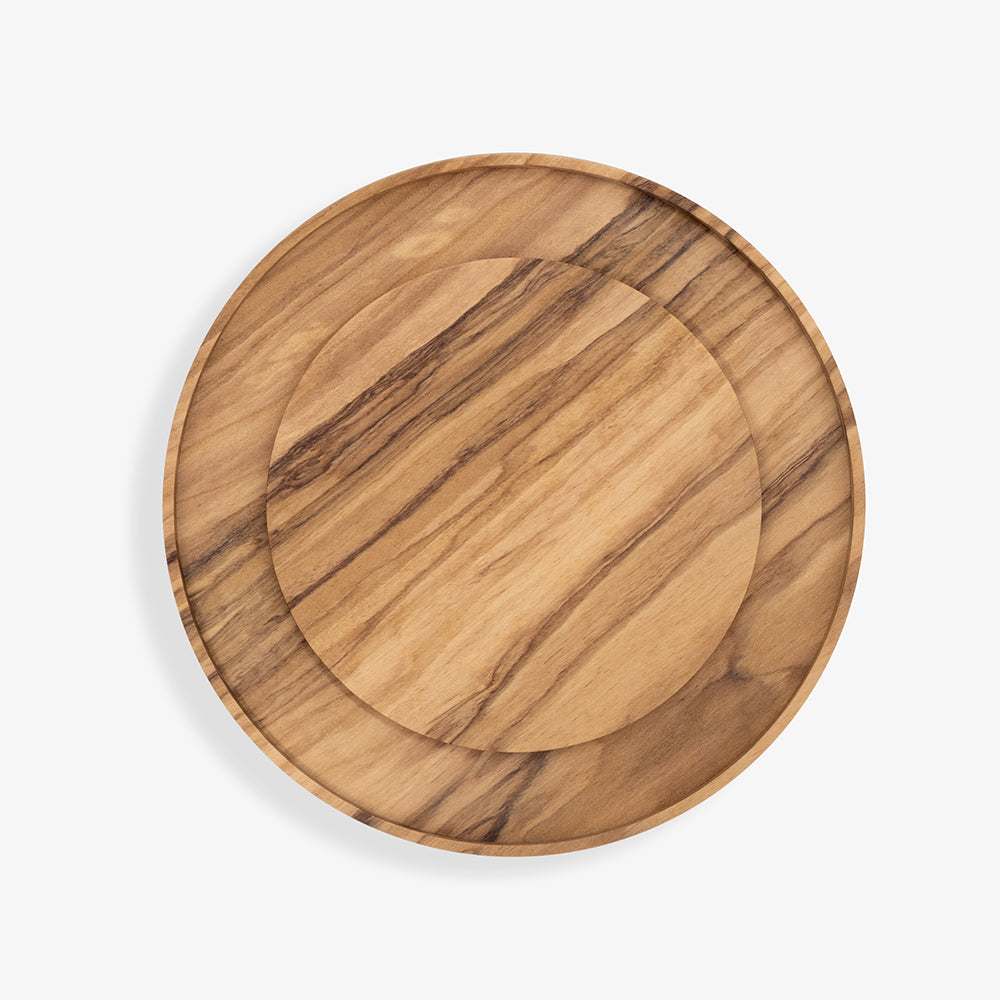 Wiedemann mill lid for Eureka Libra round in wood