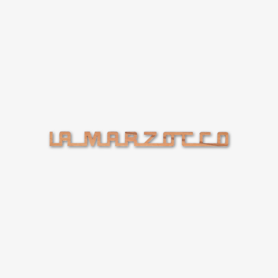 Wiedemann real wood lettering for La Marzocco Linea Micra