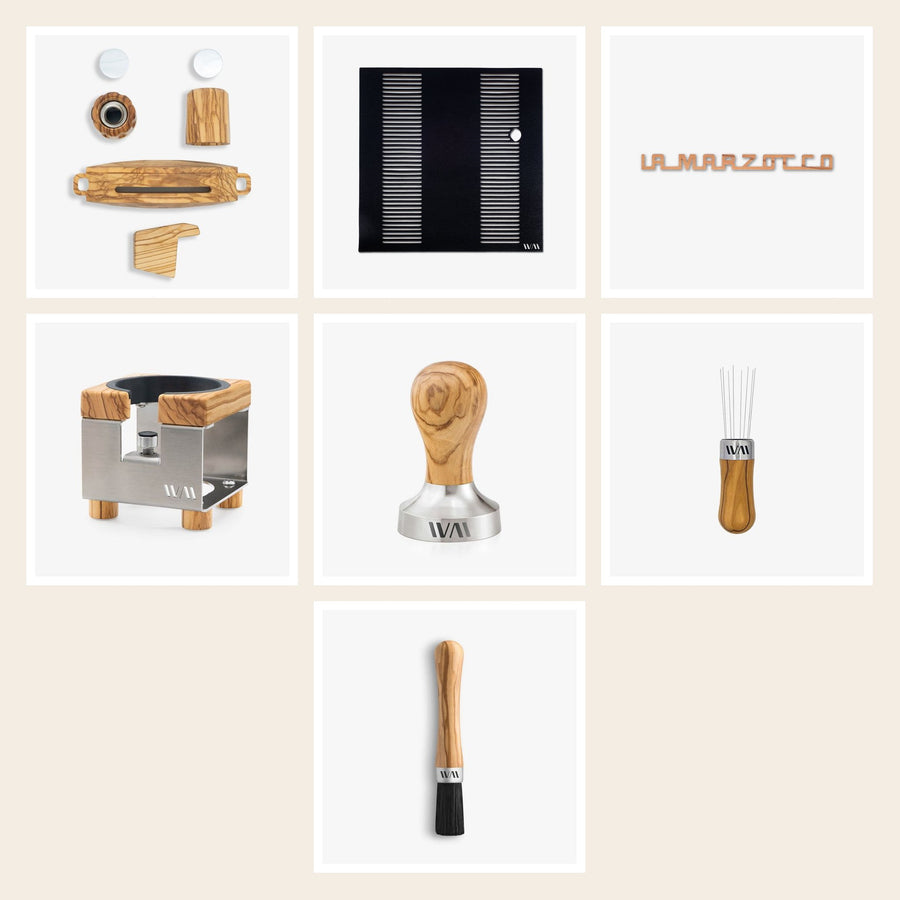 Wiedemann finishing kit for La Marzocco Linea Mini R, Olive