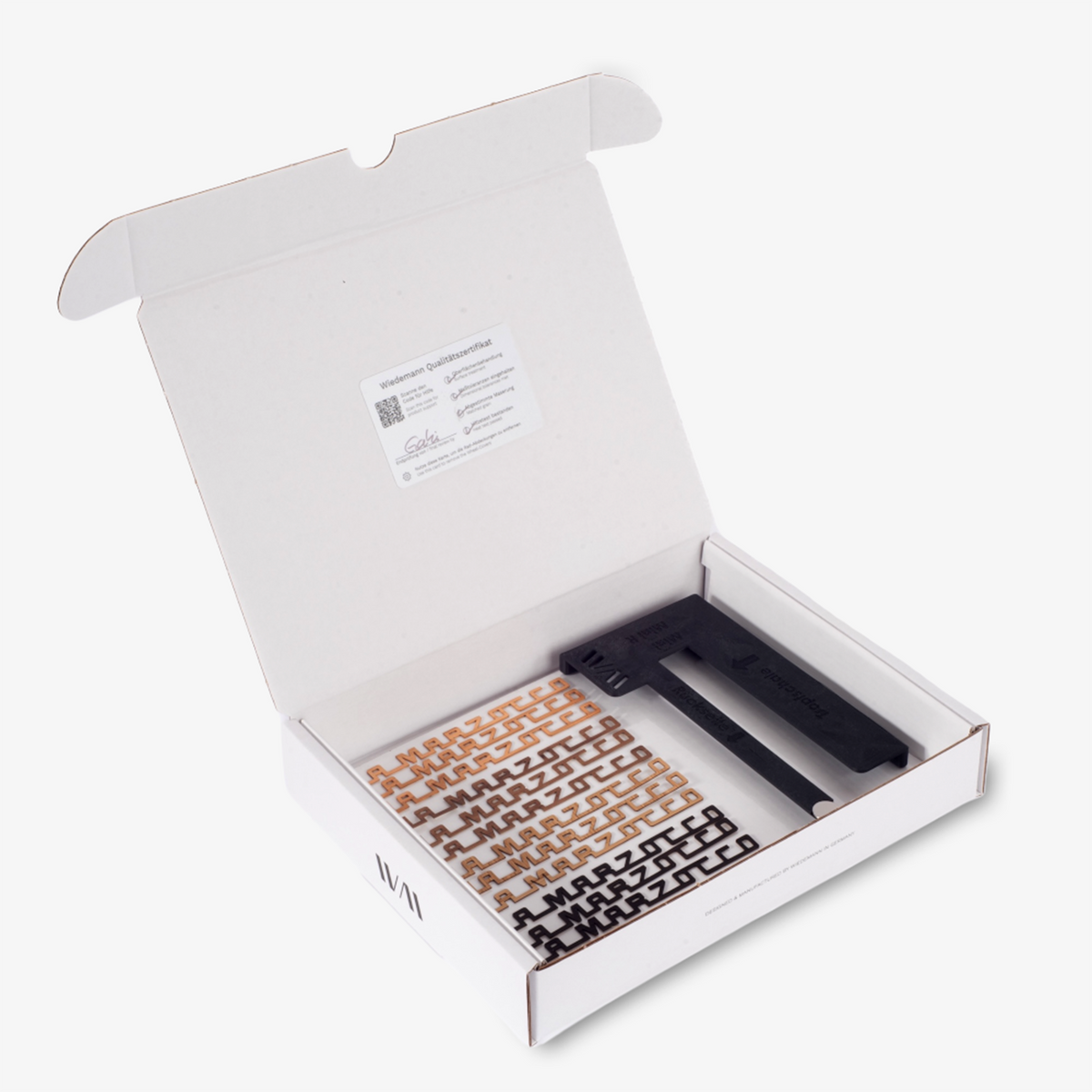 Wiedemann wooden lettering set four wood types for Micra