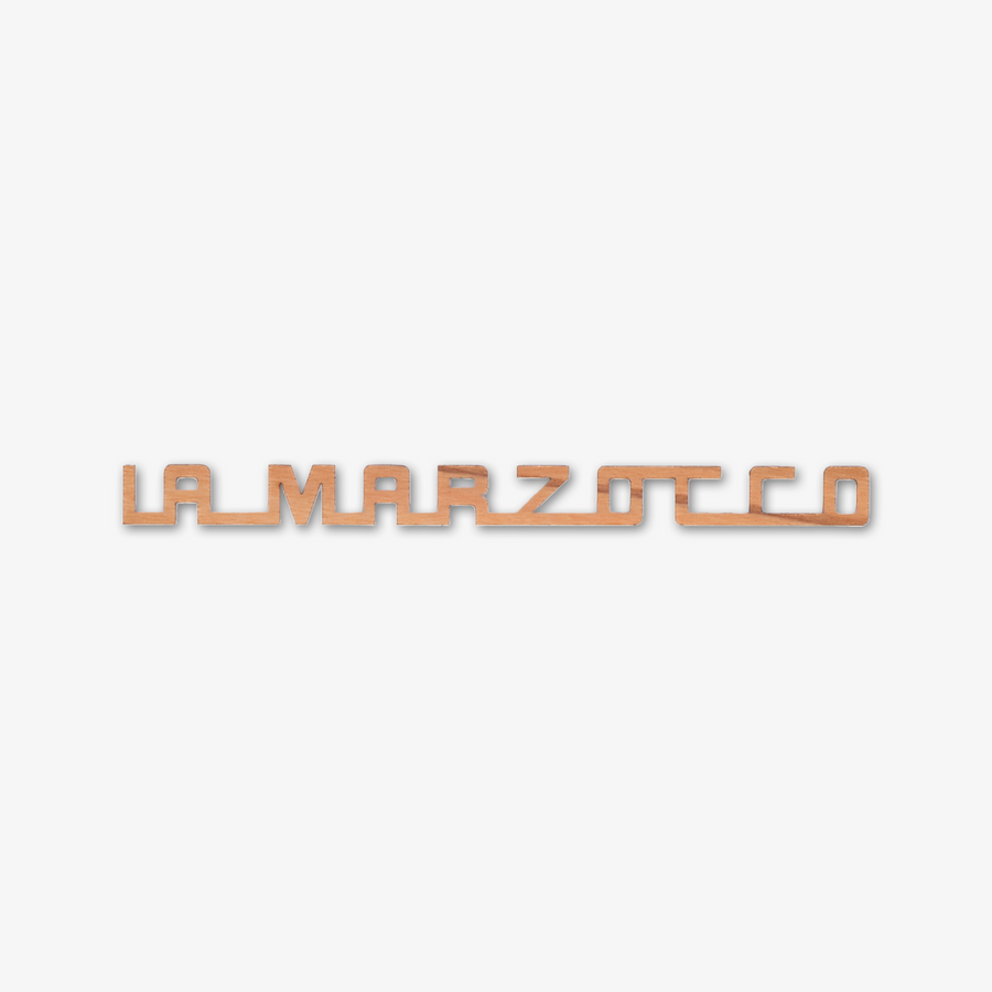 Wiedemann real wood La Marzocco lettering for Mini/R