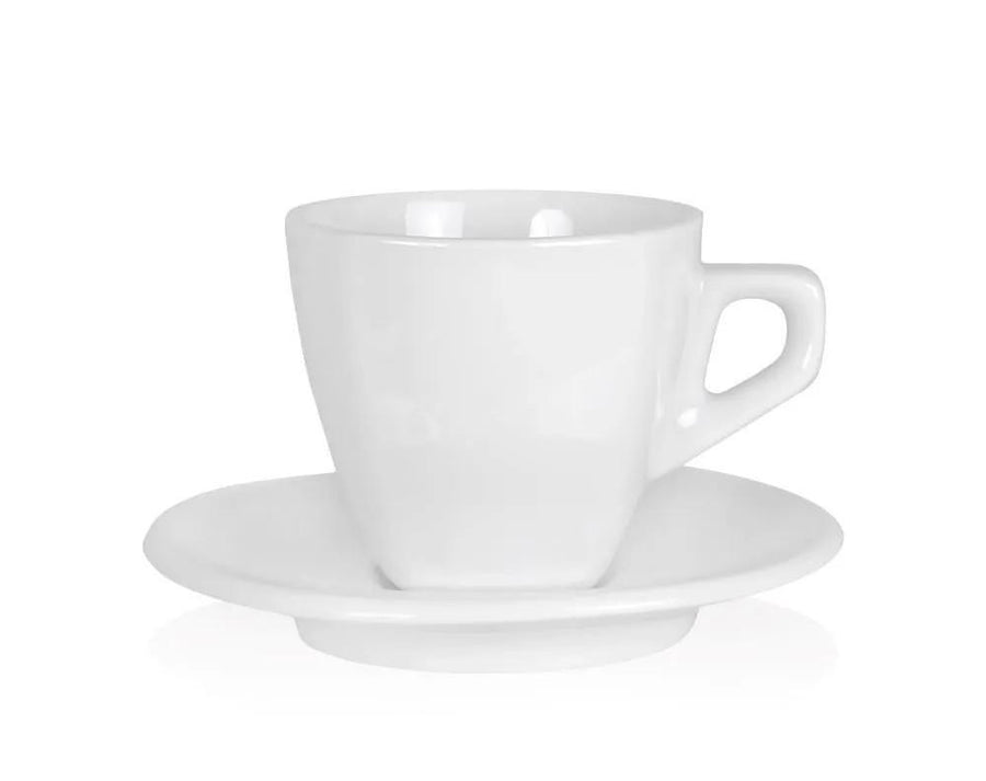NuovaPoint Asti cappuccino cups 170 ml white, with saucer