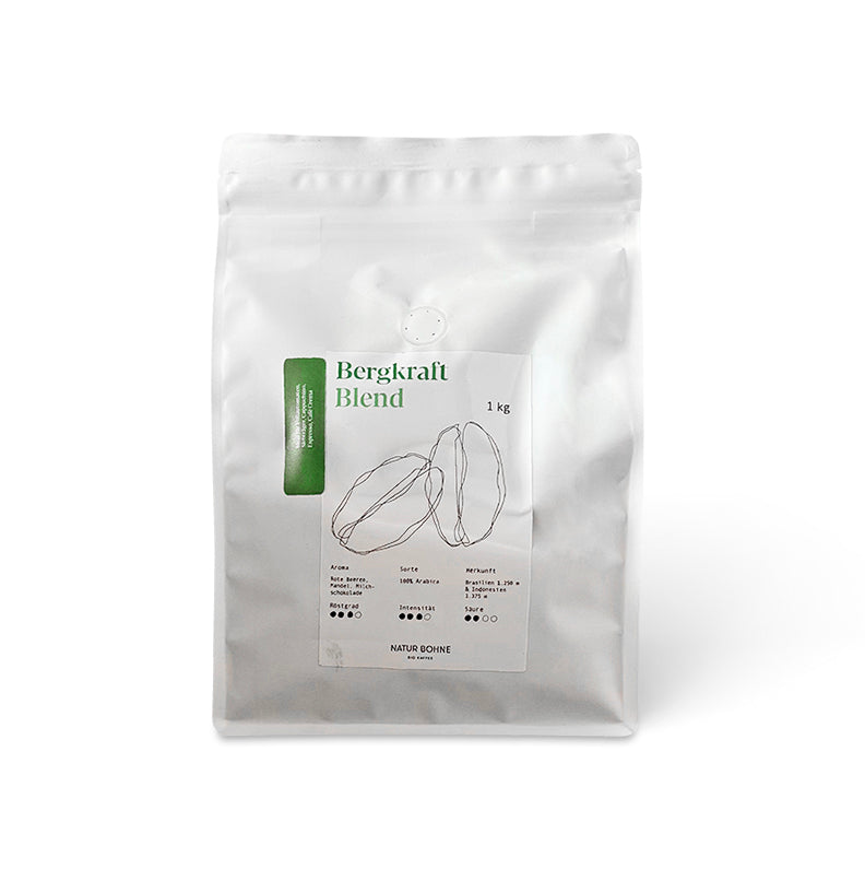 Bergkraft Bio Espresso Blend voor volautomaten