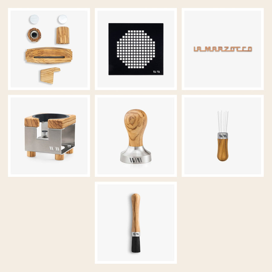 Wiedemann finishing kit for La Marzocco Linea Mini, Olive